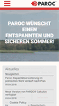 Mobile Screenshot of paroc.de