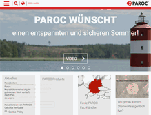 Tablet Screenshot of paroc.de