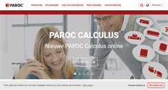 Desktop Screenshot of paroc.nl