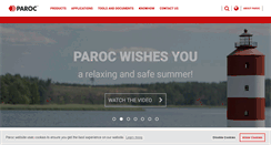 Desktop Screenshot of paroc.com